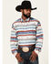 Image #1 - Roper Men's Arrow Horizontal Southwestern Print Long Sleeve Snap Western Shirt , Multi, hi-res