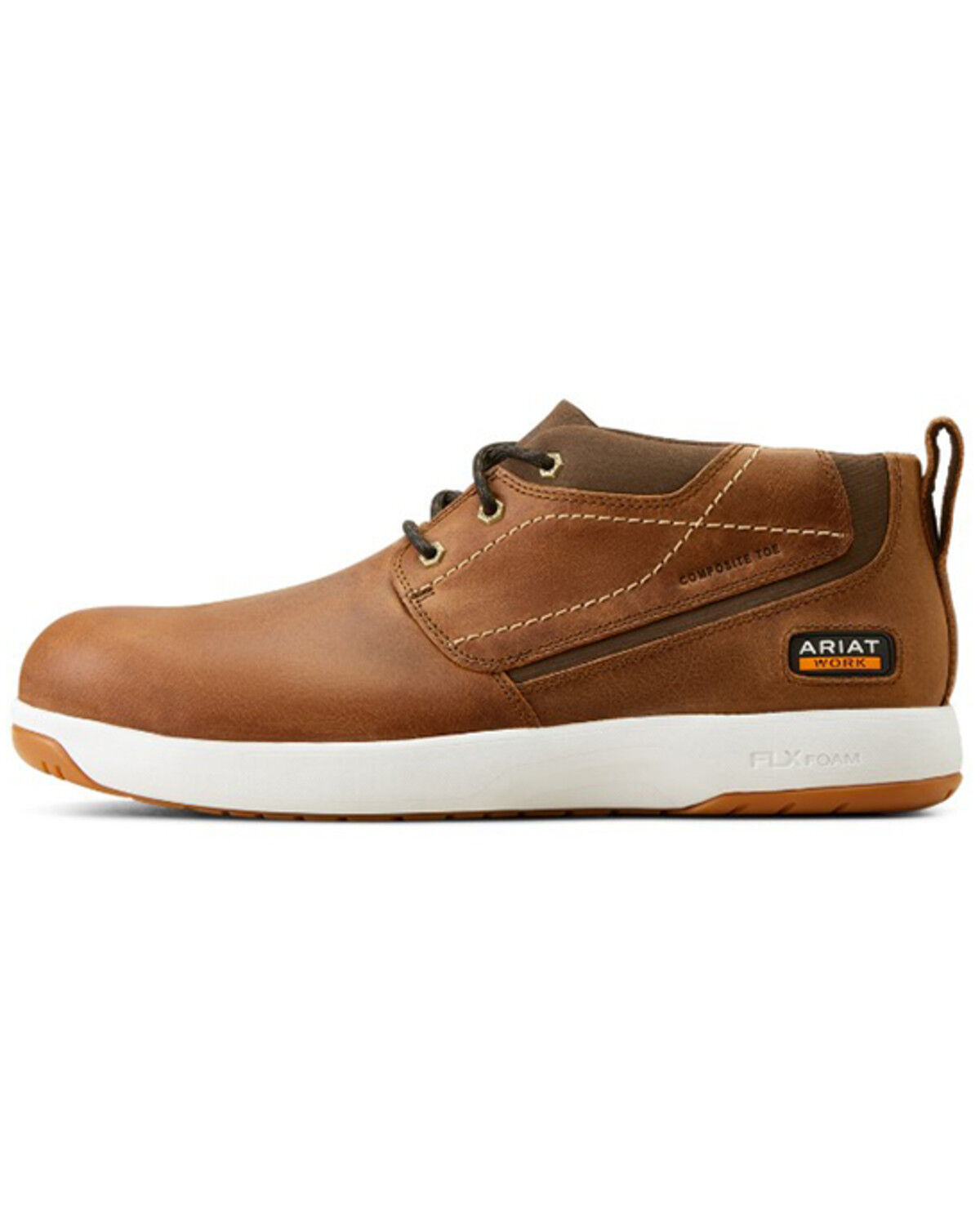 Image #2 - Ariat Men's Conveyer Work Shoes - Composite Toe, Brown, hi-res