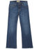 Wrangler 20X Boys' No. 42 Monroe Vintage Stretch Slim Bootcut Jeans , Blue, hi-res