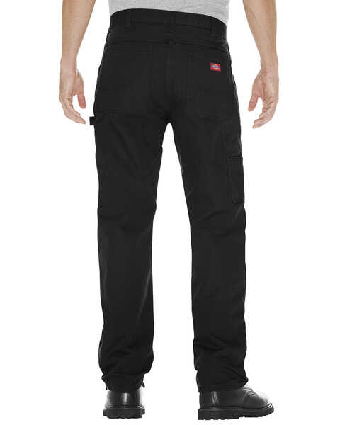 Image #2 - Dickies Relaxed Fit Duck Carpenter Jeans, Black, hi-res