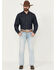 Image #1 - Ariat Men's M7 Grizzly Light Wash Slim Straight Stretch Denim Jeans, Light Wash, hi-res