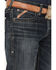Image #2 - Ariat Men's Boot Barn Exclusive Bart Keith Dark Wash Relaxed Straight Denim Jeans - Big, Dark Wash, hi-res