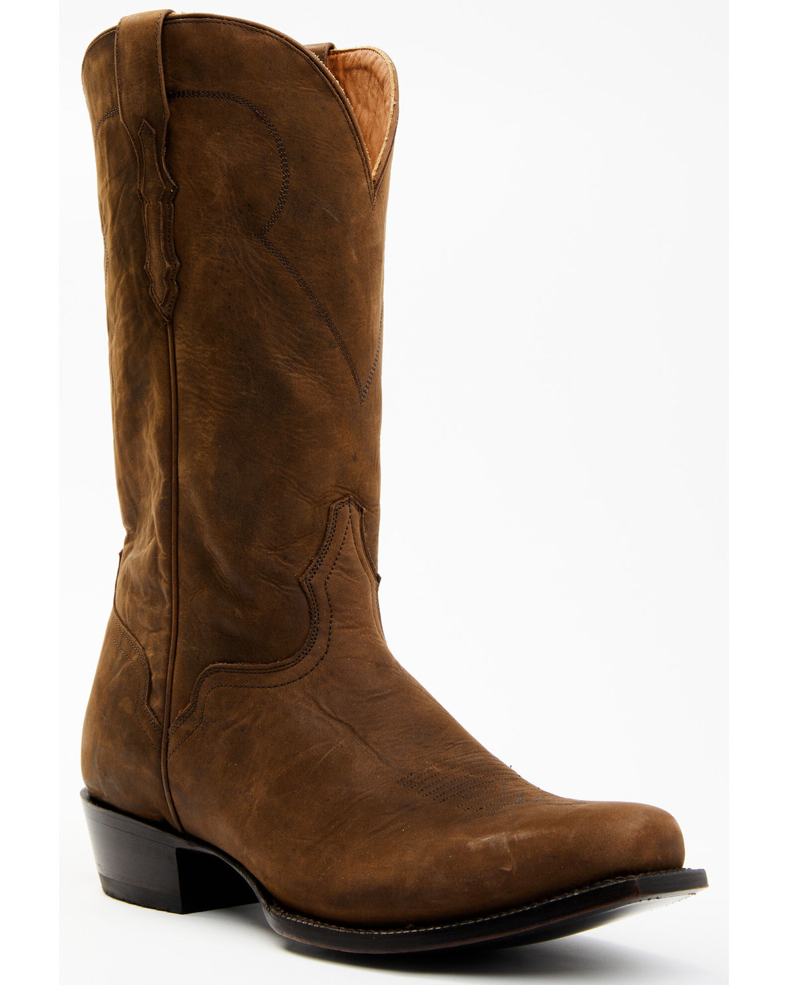 Mens suede cowboy boots deals