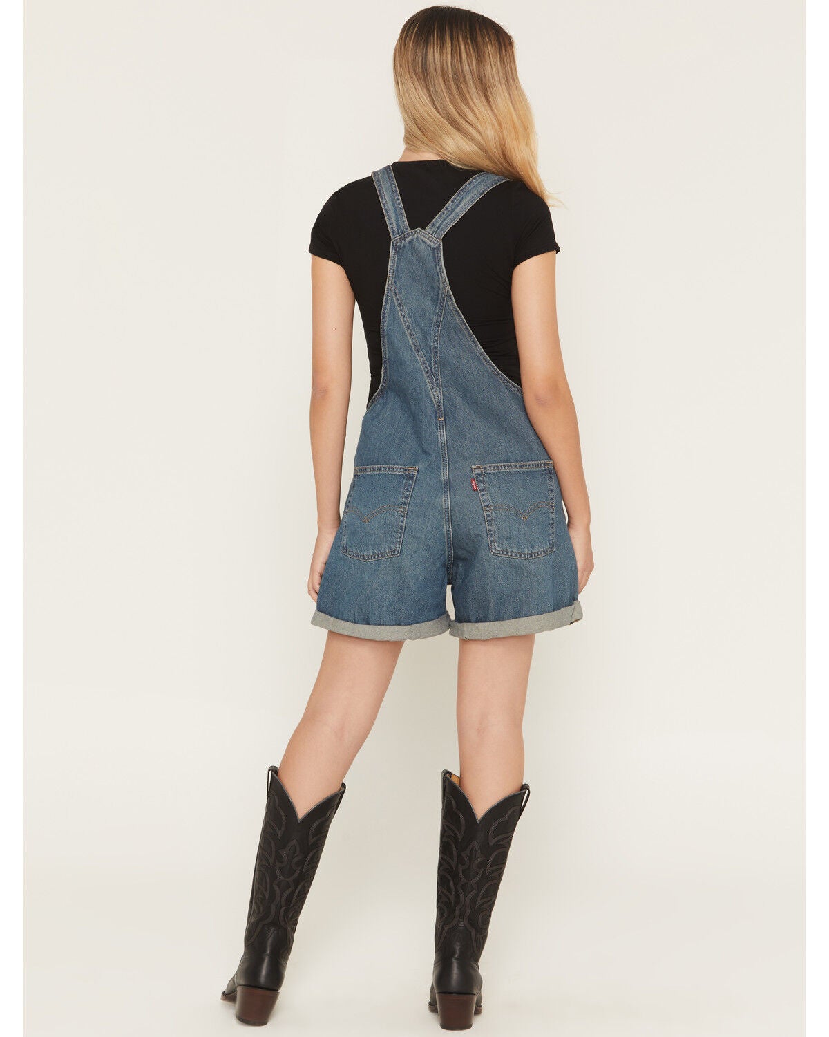 Image #4 - Levi's Women's About Last Week Medium Wash Vintage Overalls, Medium Wash, hi-res