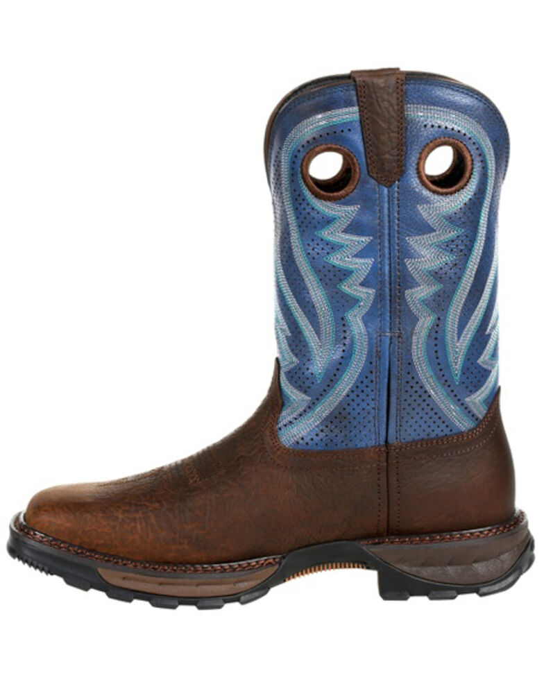 Durango Men's Maverick XP Western Work Boots - Soft Toe, Brown, hi-res