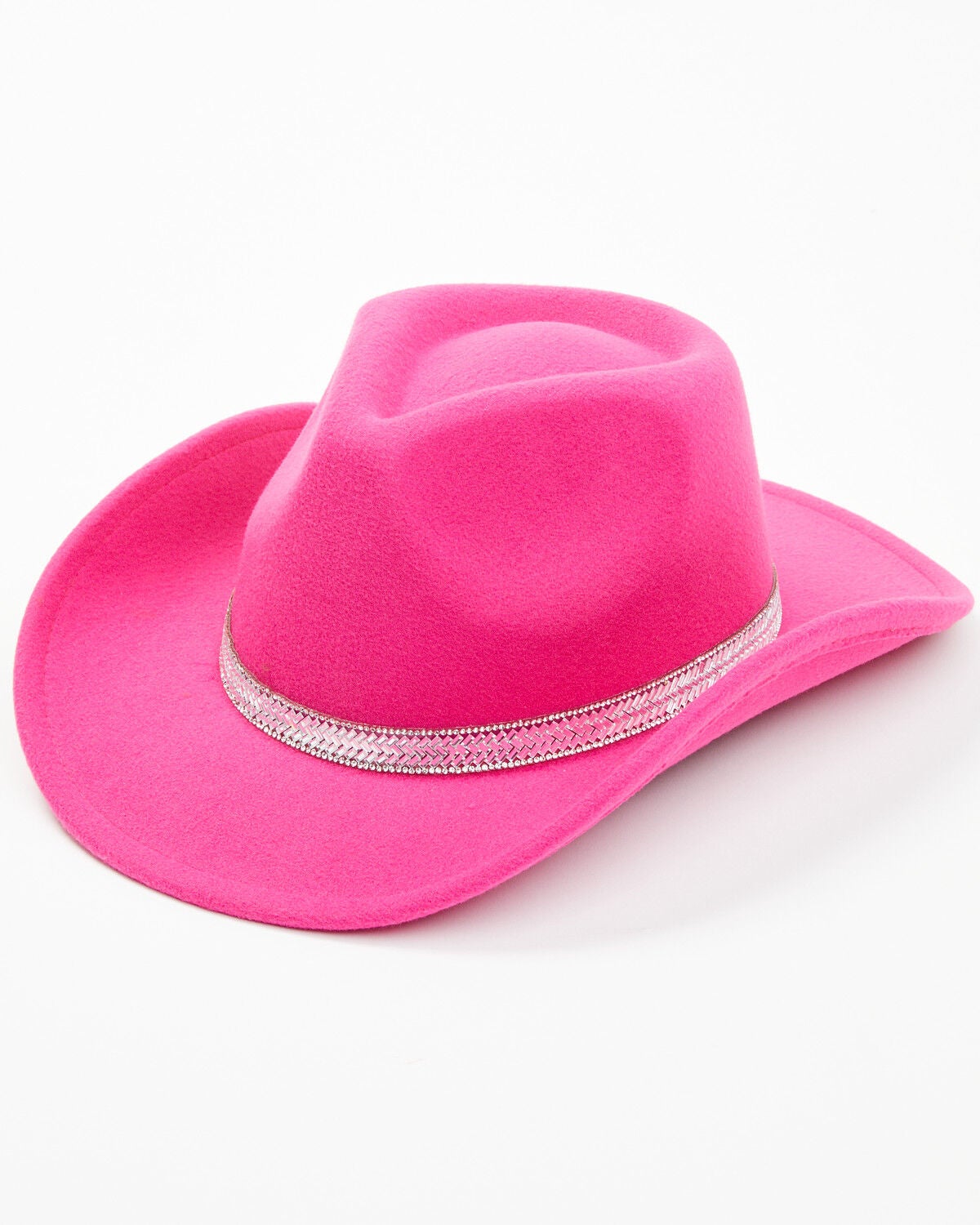 Shyanne Girls' O Dolly Felt Cowboy Hat, Pink, hi-res