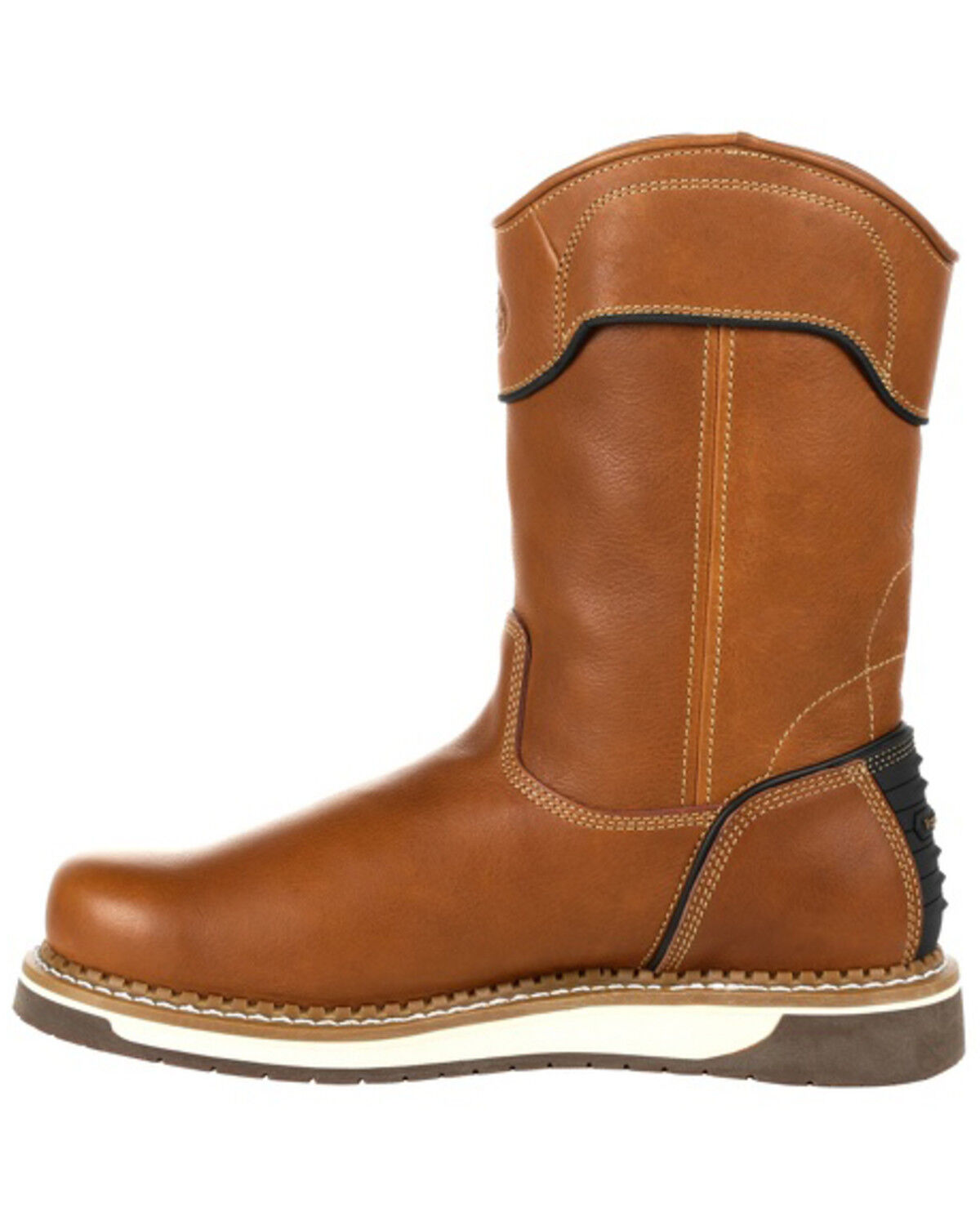 Image #3 - Georgia Boot Men's AMP LT Western Work Boots - Soft Toe, Brown, hi-res