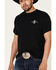 Image #3 - Cowboy Up Men's Two Words America Short Sleeve Graphic T-Shirt, , hi-res