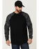 Image #1 - Cody James Men's FR Camo Long Sleeve Work T-Shirt, Black, hi-res