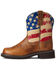 Image #2 - Ariat Women's Heritage Patriot Western Performance Boots - Round Toe, Multi, hi-res