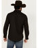 Image #4 - Pendleton Men's Canyon Solid Long Sleeve Snap Western Shirt, Black, hi-res