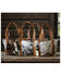 Image #3 - Ranch Junkie Women's Highlands Genuine Cowhide Tote Handbag, Black/white, hi-res