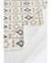 Image #4 - HiEnd Accents Arrow Campfire Sherpa Throw, White, hi-res