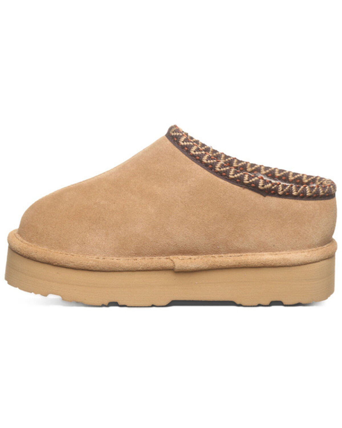 Image #3 - Bearpaw Girls' Martis Slippers, Chestnut, hi-res