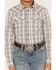 Image #3 - Cody James Boys' Plaid Print Long Sleeve Snap Western Shirt, White, hi-res