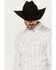 Image #2 - Moonshine Spirit Men's Backcountry Striped Long Sleeve Snap Western Shirt, White, hi-res