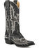 Stetson Women's Tina Flame Pita Embroidery Western Boots - Snip Toe, Black, hi-res