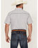 Image #4 - Cowboy Hardware Men's Squiggly Diamond Star Geo Print Western Shirt , White, hi-res