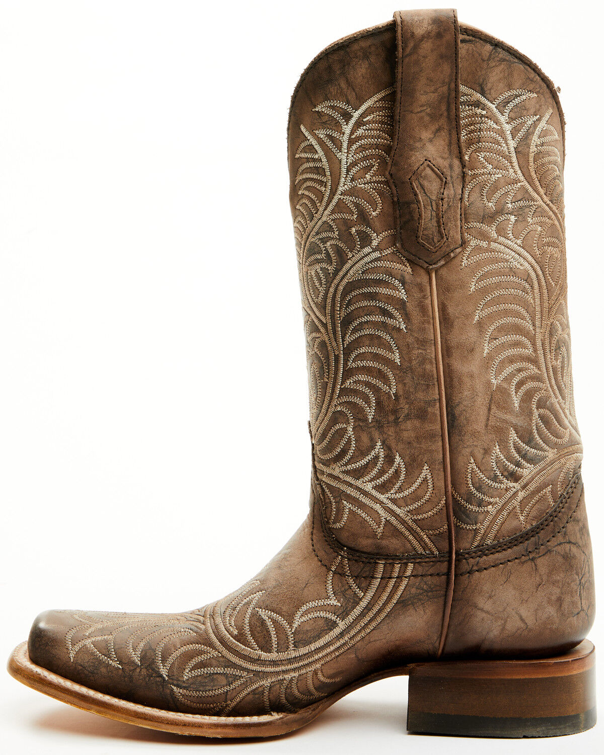 Image #3 - Corral Women's Embroidered Western Boots - Square Toe, Brown, hi-res