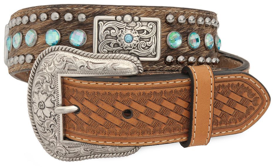 nocona rhinestone belt
