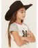 Image #3 - Rock & Roll Denim Girls' Horses Heart Short Sleeve Graphic Tee, Ivory, hi-res