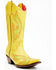 Image #1 - Planet Cowboy Women's Psychedelic Original Soft Western Boots - Snip Toe , Yellow, hi-res
