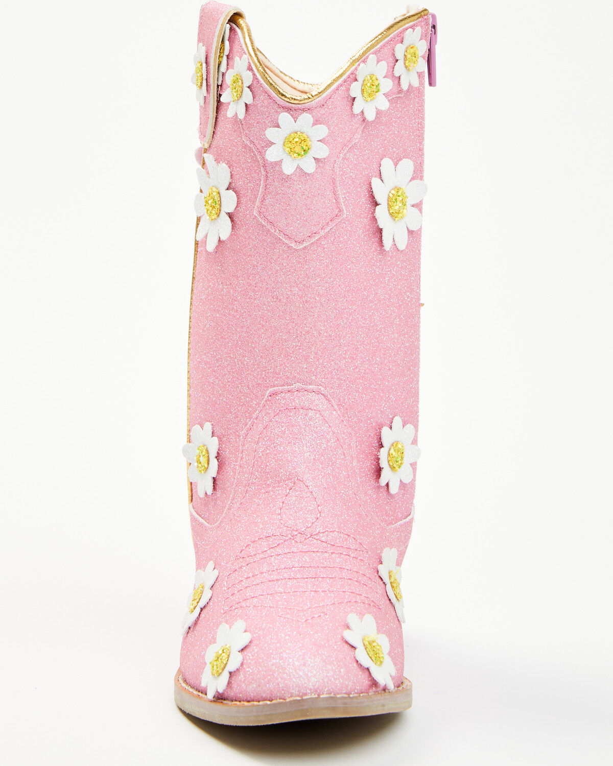 Image #4 - Wild + Rae Toddler Girls' Oopsie Daisies Western Boots - Round Toe, Pink, hi-res