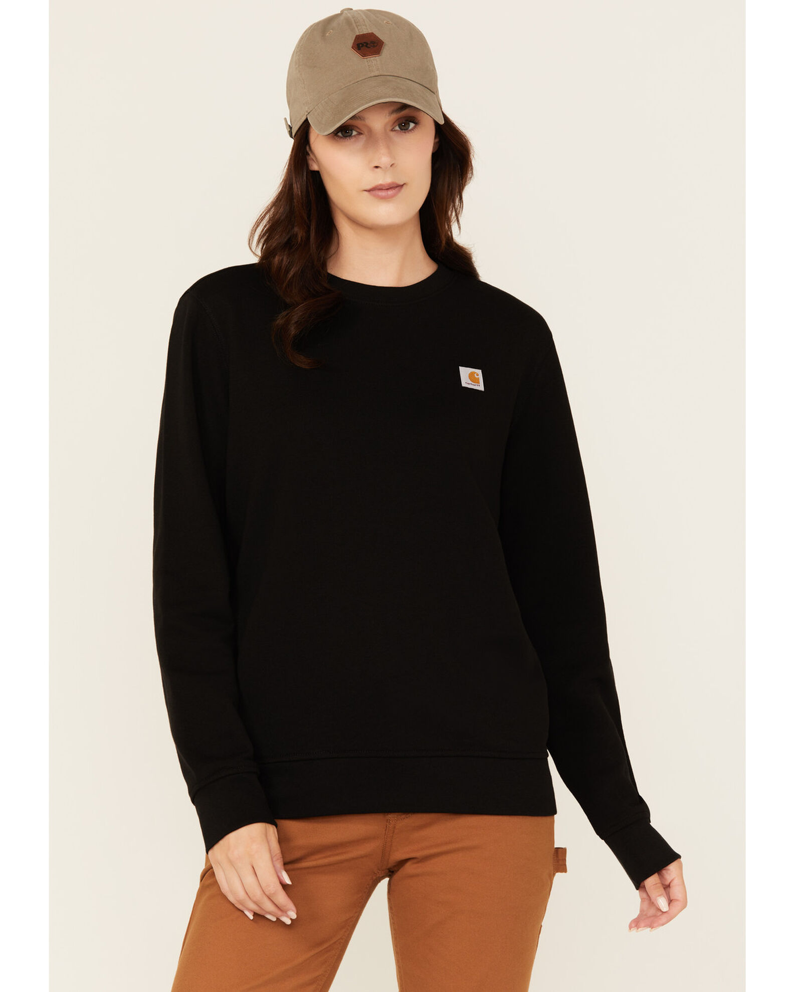 French terry crewneck sweatshirt best sale