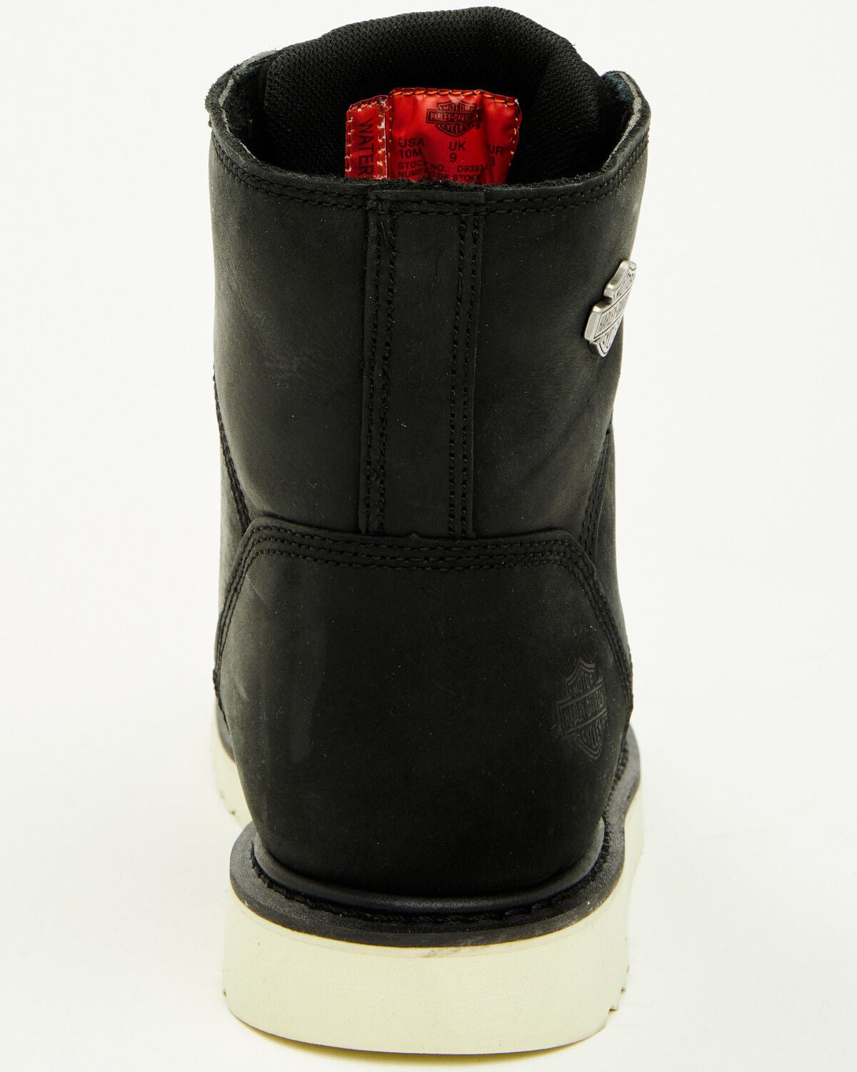 Image #5 - Harley Davidson Men's Brosman Waterproof Moc Motorcycle Boots - Soft Toe, Black, hi-res