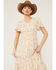 Image #2 - Mikarose Women's The Eden Antique Cream Ditsy Floral Midi Dress, , hi-res
