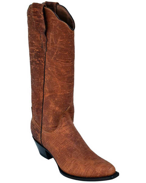 Ferrini Women's Arizona Brown Western Boots - Round Toe, Brown, hi-res