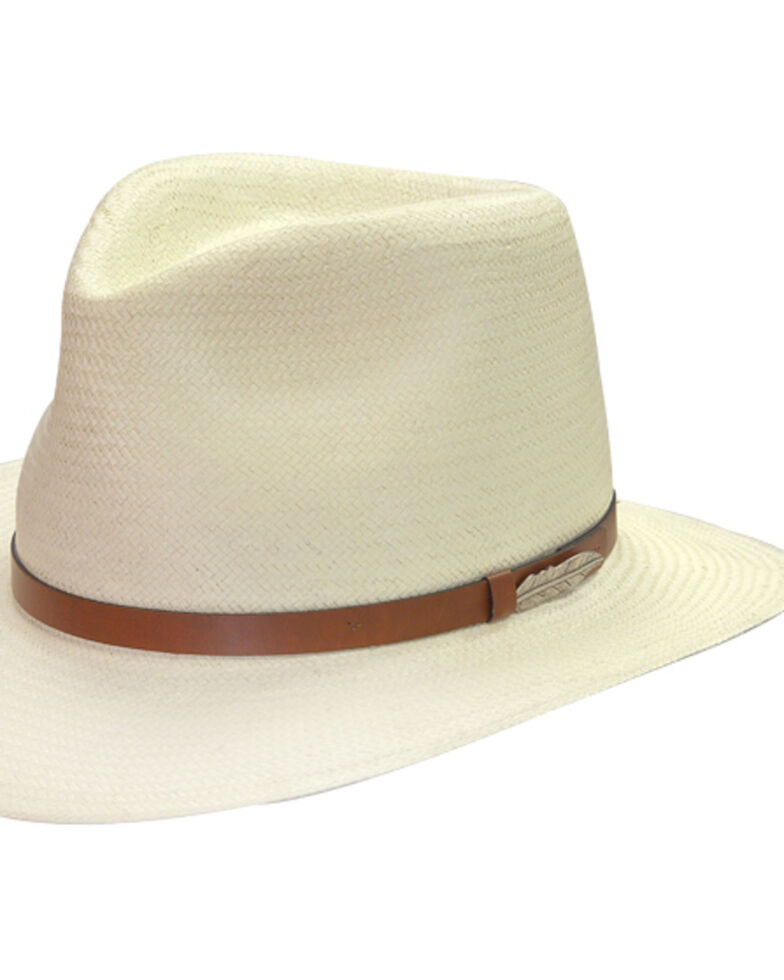 Black Creek Men's Toyo Straw Hat, Ivory, hi-res