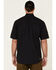 Ariat Men's Solid Black Ventek Outbound Short Sleeve Button-Down Western Shirt - Tall, Black, hi-res