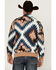 Image #4 - RANK 45® Men's Southwestern Print 1/4 Zip-Up Pullover, Tan, hi-res