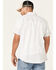 Image #4 - Brothers and Sons Men's Solid Performance Short Sleeve Button Down Western Shirt, Light Grey, hi-res