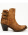 Image #4 - Lucchese Women's Handmade 1883 Catalina Booties - Round Toe, Brown, hi-res