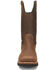 Image #4 - Carolina Men's 12" Coppice Wellington Waterproof Logger Work Boots - Composite Toe, Brown, hi-res
