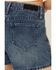 Image #4 - Rock & Roll Denim Women's Medium Wash High Rise Chain Fringe Denim Shorts , Medium Wash, hi-res