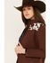 Image #2 - Cowgirl Hardware Women's Cow Print Yoke Softshell Jacket, , hi-res