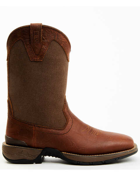Image #2 - Brothers and Sons Men's Xero Gravity Lite Western Performance Boots - Broad Square Toe, Caramel, hi-res
