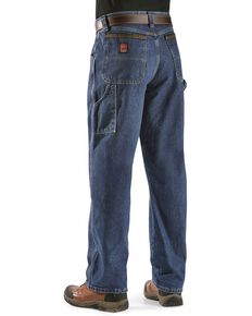 Wrangler Jeans - Riggs Workwear Relaxed Carpenter Jeans, Antique Indigo, hi-res