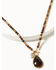 Image #1 - Shyanne Women's Summer Moon Antique Long Pendant Necklace, Brown, hi-res