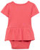 Image #2 - Wrangler Infant Girls' Cow Short Sleeve Onesie, Red, hi-res