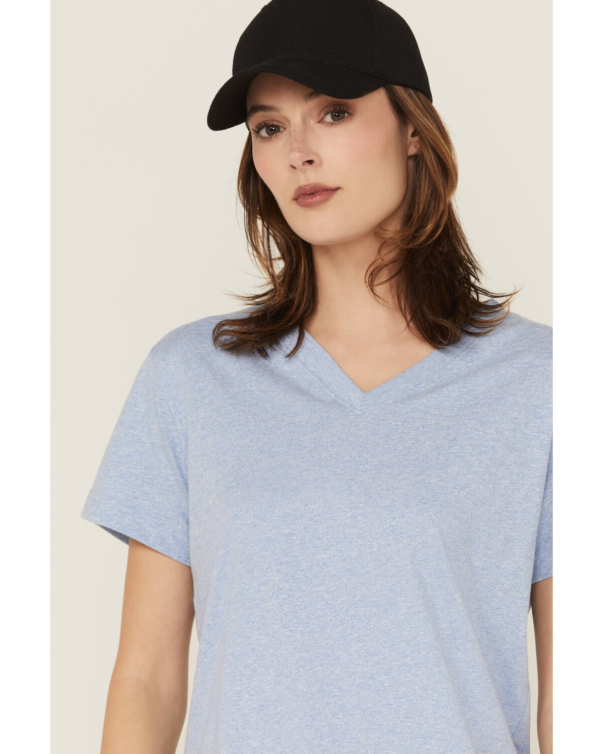 Image #2 - Ariat Women's Rebar Heather Short Sleeve Work Tee, Indigo, hi-res