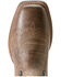 Image #4 - Ariat Men's Brush Creek Performance Western Boots - Broad Square Toe, Beige, hi-res