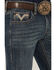Image #2 - Rock & Roll Denim Men's Boot Barn Exclusive Medium Wash Bootcut Denim Jeans, Medium Wash, hi-res
