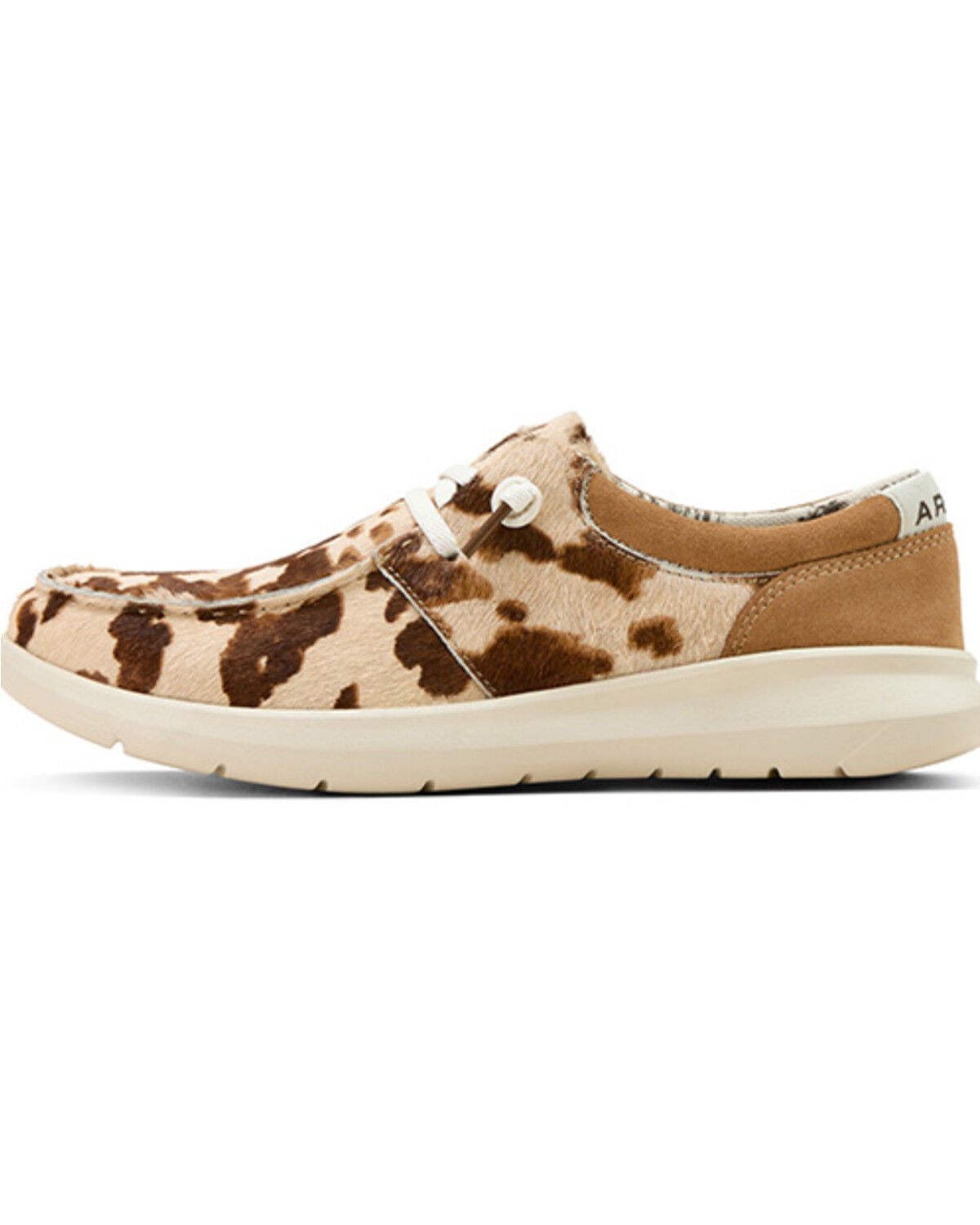 Image #2 - Ariat Women's Brindle Hair On Hide Hilo Casual Shoes - Moc Toe, Leopard, hi-res