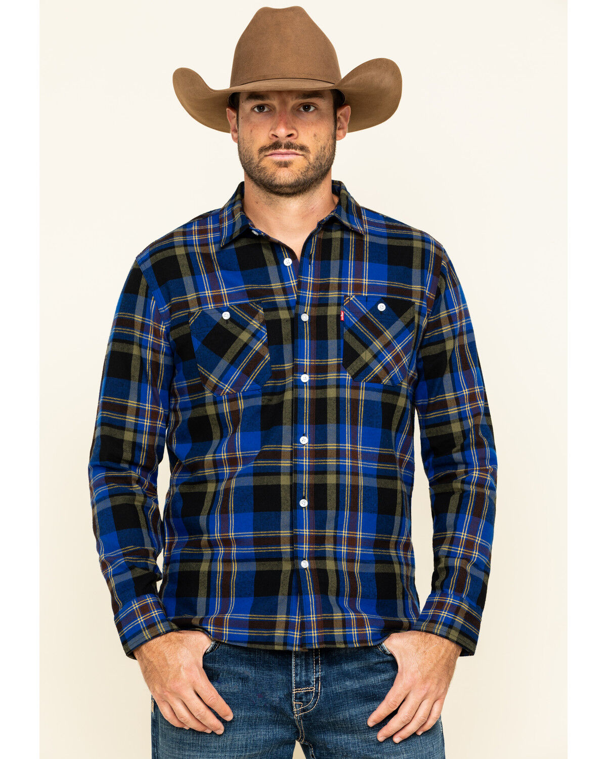 levi's plaid shirt