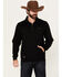 Image #1 - Kimes Ranch Men's Boot Barn Exclusive Diamond Head Solid Logo Pullover, Black, hi-res