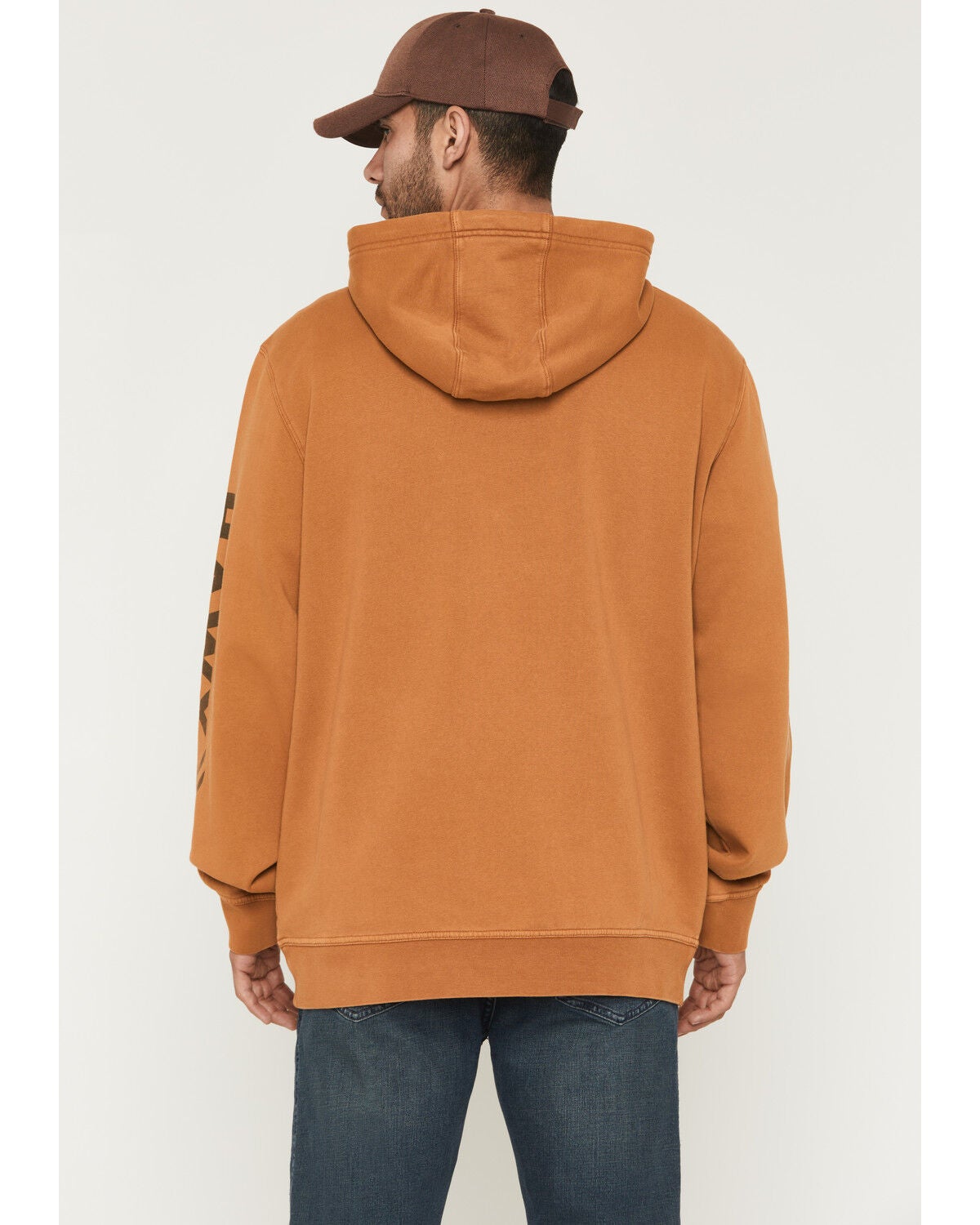 Image #4 - Hawx Men's Pullover Hooded Sweatshirt, Rust Copper, hi-res